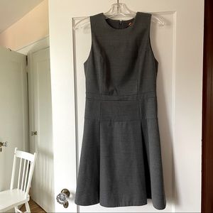 J Crew charcoal grey suit dress, size 4